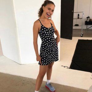 Outdoor Voices The Exercise Dress Polka Dot Size S